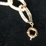 Mesh Link Bracelet with Swarowski Crystals -18K Rose Gold Plated