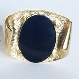 18K Gold Plated Cufflinks with ONYX