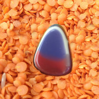 Multi-Color Pear Shaped Resin Post Earrings