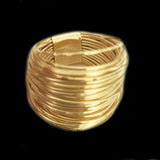18K Gold Plated Wire Wrapped Ring