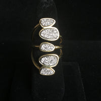 18K Gold Plated Layered Druise Ring