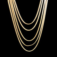 24K Gold Plated Layered Necklace