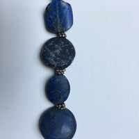 Primitive Natural Lapis Stone Necklace
