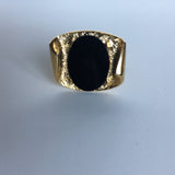 18K Gold Plated Cufflinks with ONYX